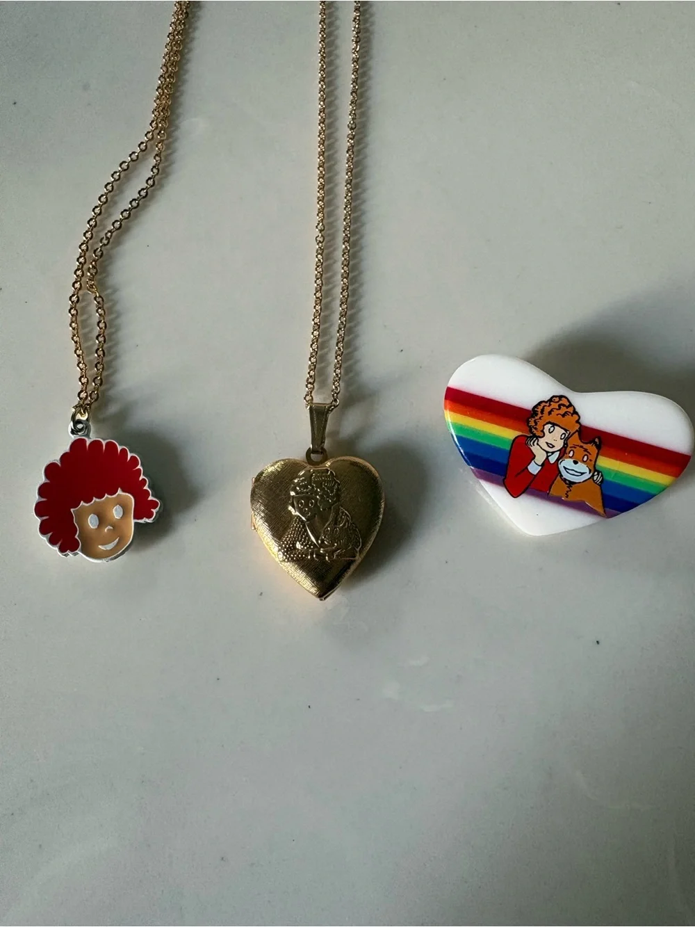 1980’s Orphan Annie jewelry lot